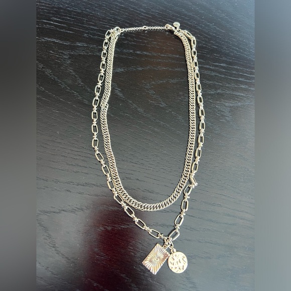 J. Crew Gold Layered Necklace - Picture 2 of 10